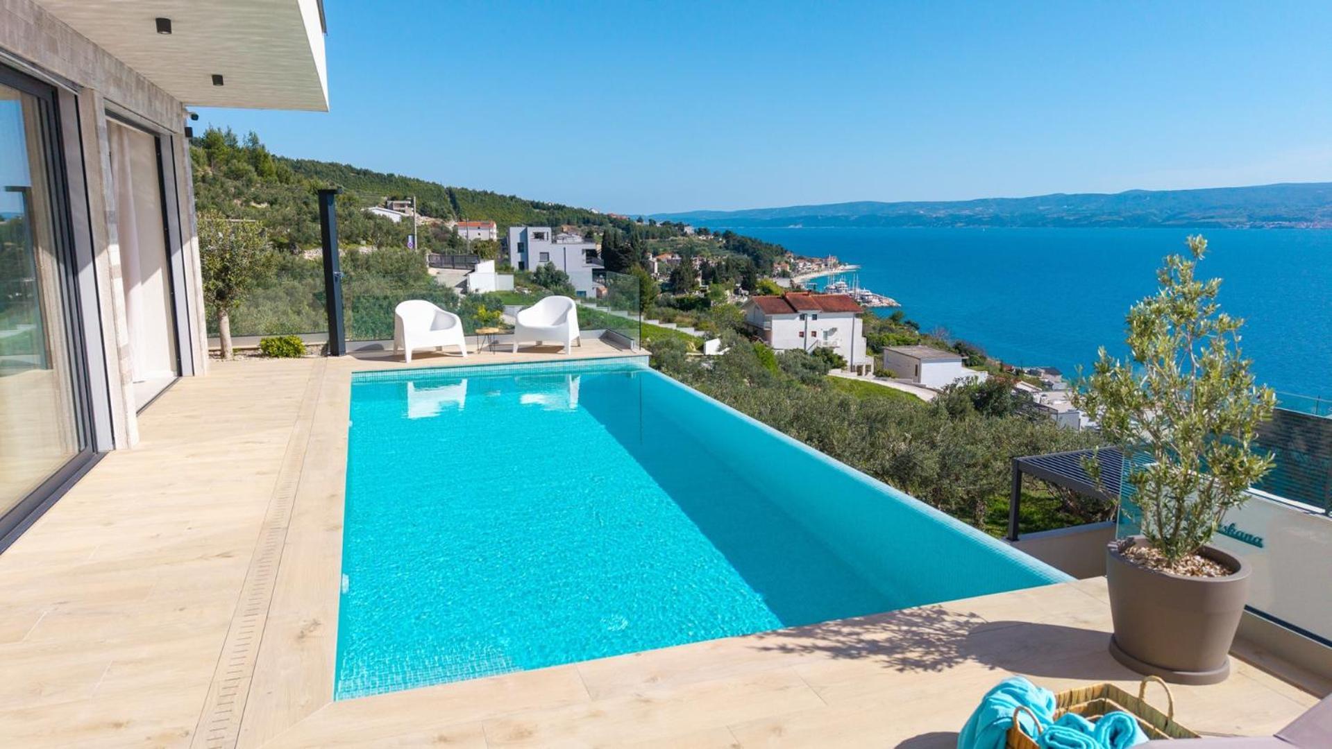 New! Ocean View Villa Jesenice  Exteriör bild