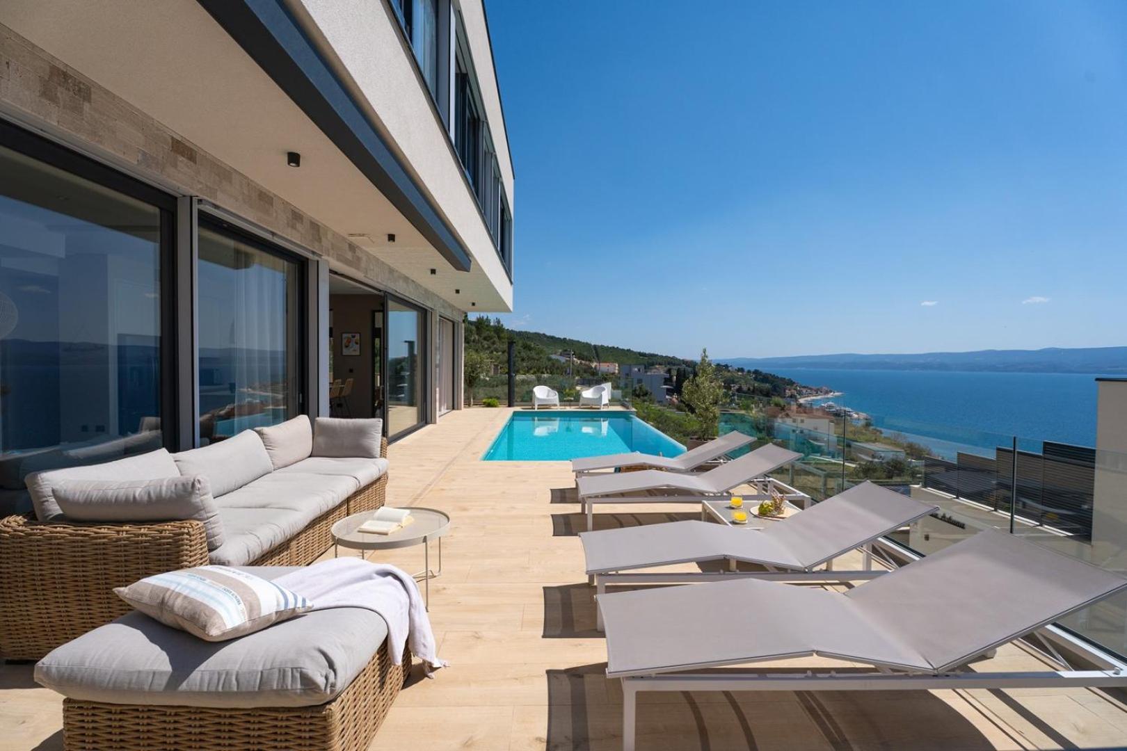 New! Ocean View Villa Jesenice  Exteriör bild